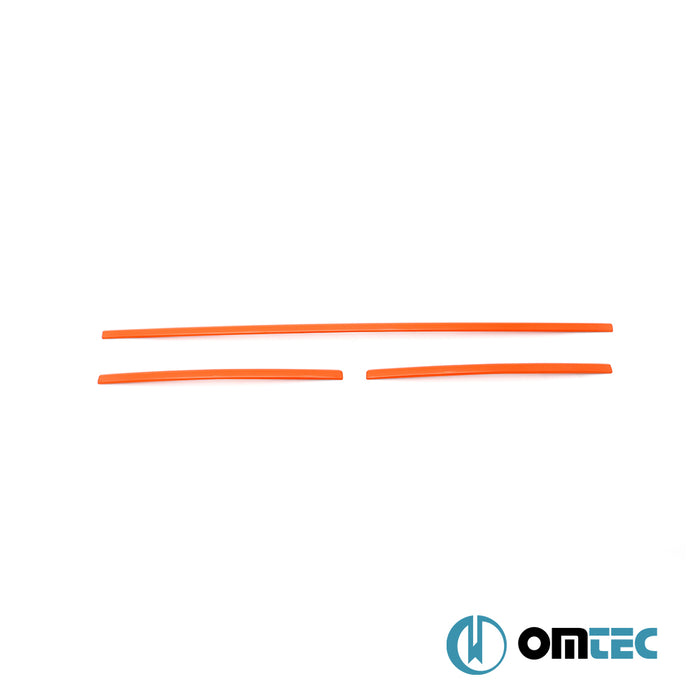 Ön Tampon Alt Izgara 3 Prç. P.Çelik (Turuncu) - Volkswagen T6 Transporter - VAN T6 - (2015 - 2024)