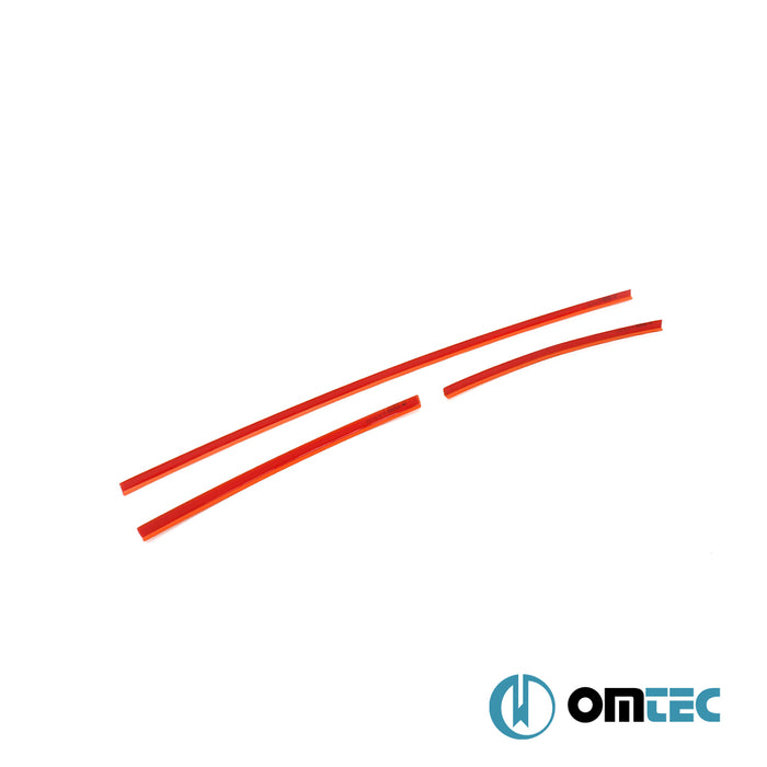 Ön Tampon Alt Izgara 3 Prç. P.Çelik (Turuncu) - Volkswagen T6 Transporter - VAN T6 - (2015 - 2024)