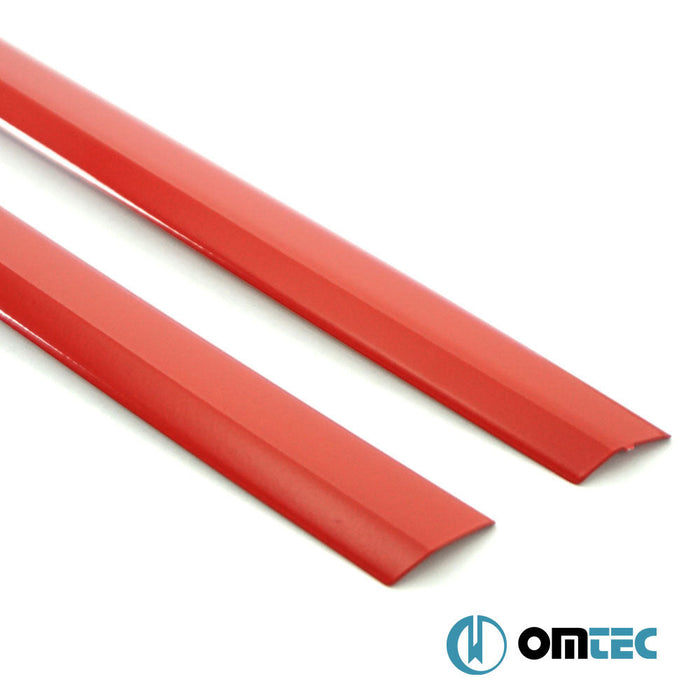 Ön Panjur Alt Parçalar 2 Prç. P.Çelik (Parlak) (Kırmızı) - Volkswagen T6 Caravelle - VAN T6 PRE - FL - (2015 - 2019)