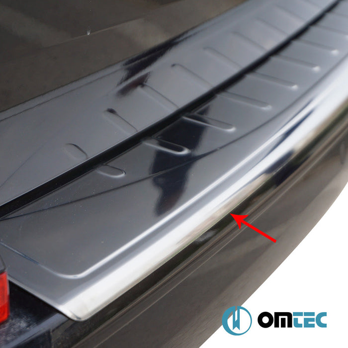 Arka Tampon Eşiği Paslanmaz Çelik (Parlak) (Tek Kapı) - Volkswagen T6 Transporter - VAN T6 - (2015 - 2022)