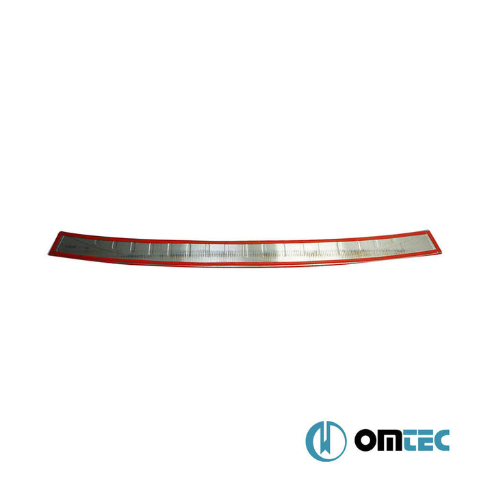 Arka Tampon Eşiği Paslanmaz Çelik (Siyah) (Tek Kapı) - Volkswagen T6 Caravelle - VAN T6 - (2015 - 2022)