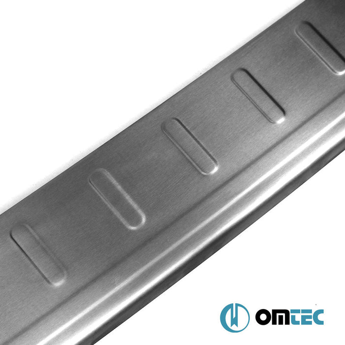 Arka Tampon Eşiği Paslanmaz Çelik (Siyah - Taşlı) (Tek Kapı) - Volkswagen T6 Transporter - VAN T6 - (2015 - 2022)