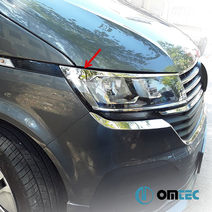 Far Üst Çıta 2 Prç. Paslanmaz - Volkswagen T6 Caravelle - VAN T6 FL - (2019 - 2022)