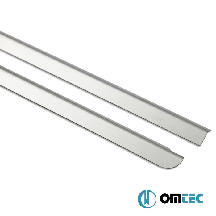 Cam Çıtası 2 Prç. Paslanmaz Çelik (Parlak) - Volkswagen T6 Transporter - VAN T6 - (2015 - 2022)