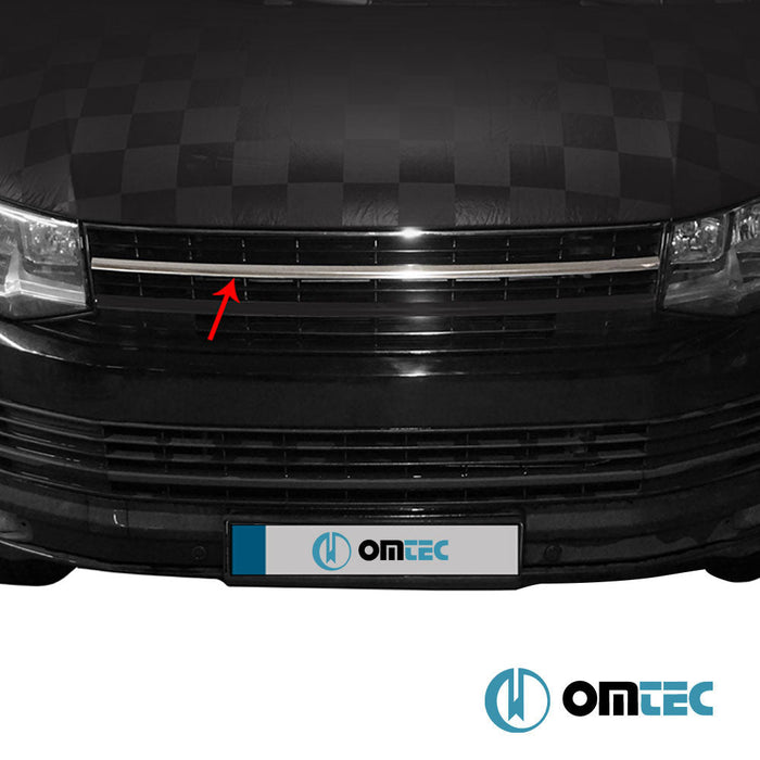 Ön Panjur Üst Çıta P.Çelik (Logosuz) - Volkswagen T6 Caravelle - VAN T6 PRE - FL - (2015 - 2019)