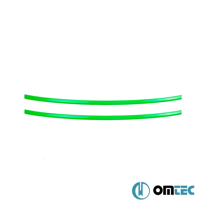 Ön Panjur Alt Çıta P.Çelik (Yeşil) (Logosuz) - Volkswagen T6 Multivan - VAN T6 PRE - FL - (2015 - 2019)