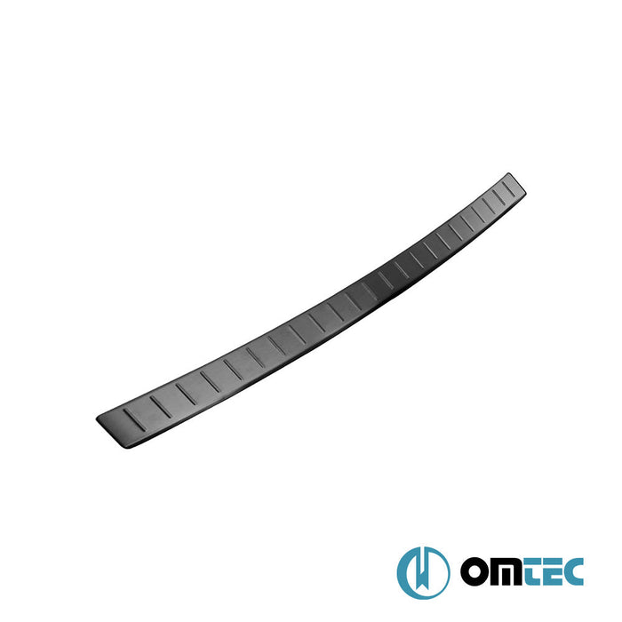 Arka Tampon Eşiği Paslanmaz Çelik (Siyah - Taşlı) - Volkswagen Caddy - MVN 2K FL II - (2015 - 2020)