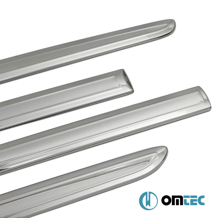 Yan Kapı Çıtası 4 Prç. Paslanmaz Çelik (Parlak) - Volkswagen Caddy - MVN 2K FL II - (2015 - 2020)