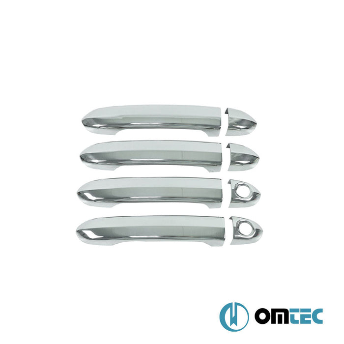 Kapı Kolu 4 Kapı 8 Prç. (H2) Paslanmaz Çelik (Parlak) - Volkswagen Crafter - VAN SY - (2017 - )