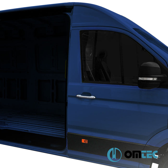 Kapı Kolu 4 Kapı 8 Prç. (H2) Paslanmaz Çelik (Parlak) - Volkswagen Crafter - VAN SY - (2017 - )