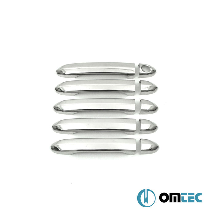 Kapı Kolu 5 Kapı 10 Prç. (H1) Paslanmaz Çelik (Parlak) - Volkswagen Crafter - VAN SY - (2017 - )