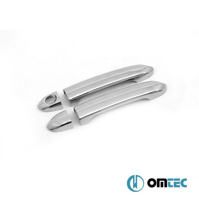 Kapı Kolu 2 Kapı 4 Prç. (H1) Paslanmaz Çelik (Parlak) - Volkswagen Crafter - VAN SY - (2017 - )