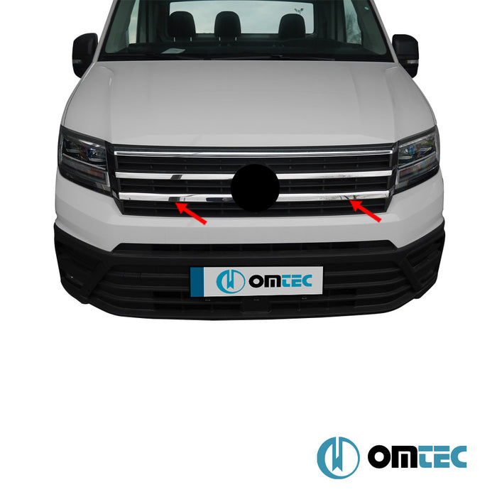 Ön Panjur 4 Prç. P.Çelik (Parlak) - Volkswagen Crafter - VAN SY - (2017 - )