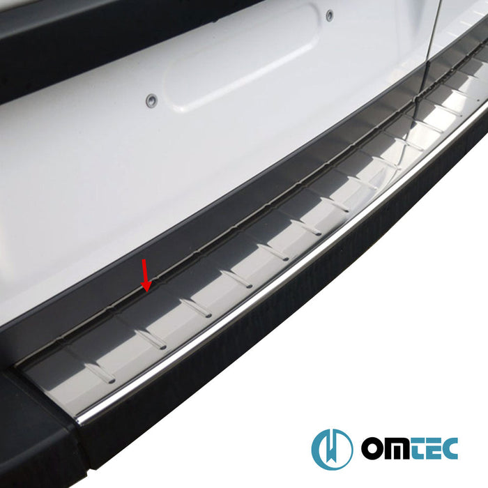 Arka Tampon Eşiği Paslanmaz Çelik (Parlak) - Man Tge - VAN I - (2017 - )