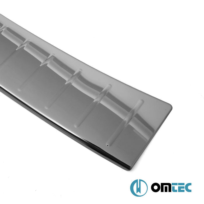 Arka Tampon Eşiği Paslanmaz Çelik (Siyah) - Man Tge - VAN I - (2017 - )