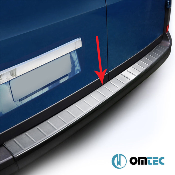 Arka Tampon Eşiği Paslanmaz Çelik (Taşlı) - Man Tge - VAN I - (2017 - )