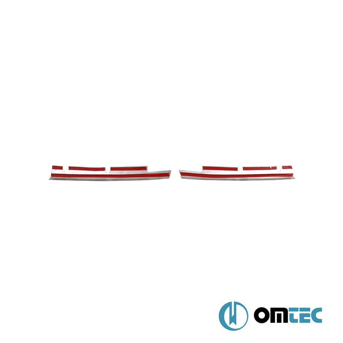 Ön Panjur Orta Çıta 2 Prç. P.Çelik (Parlak) - Volkswagen Polo - HB 5D AW - (2017 - )