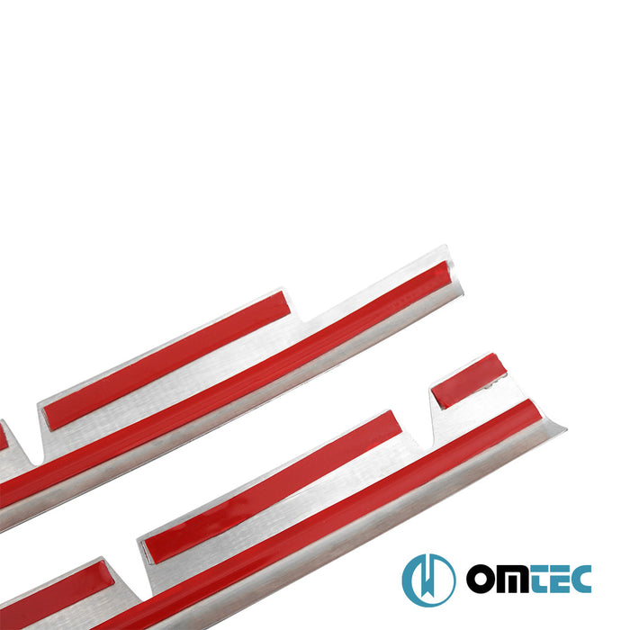 Ön Panjur Orta Çıta 2 Prç. P.Çelik (Parlak) - Volkswagen Polo - HB 5D AW - (2017 - )