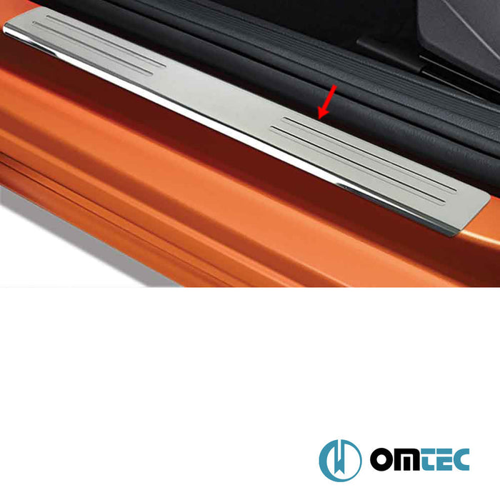 Norm Kapı Eşiği 4 Prç. Paslanmaz Çelik (Parlak) - Volkswagen Polo - HB 5D AW - (2017 - )