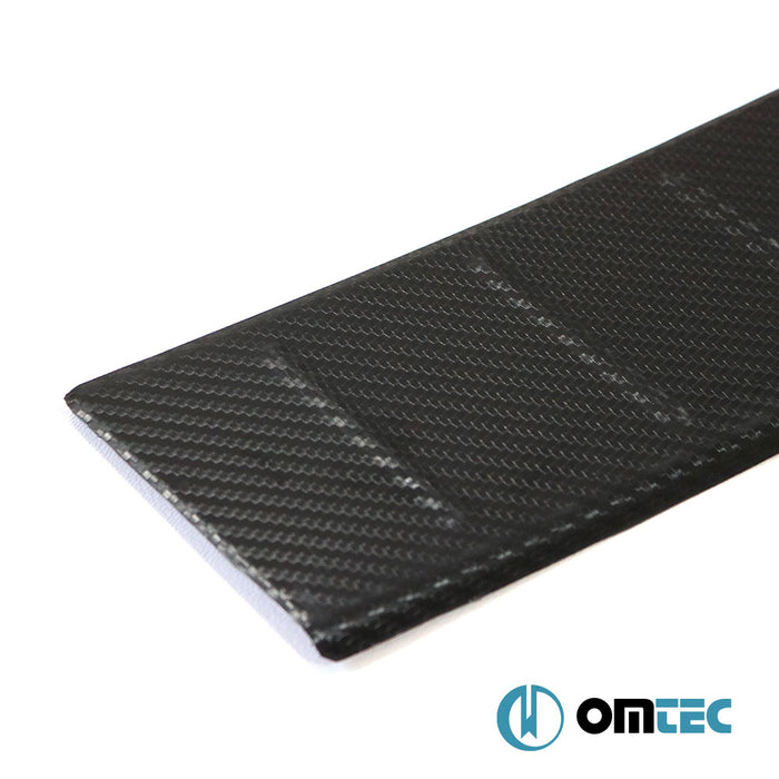 Karbon Folyolu Arka Tampon Eşiği Paslanmaz Çelik - Volkswagen Touran - MPV 5T - (2015 - )