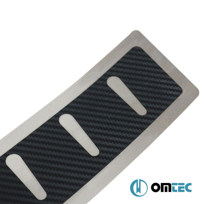 Karbon Folyolu Arka Tampon Eşiği Paslanmaz Çelik - Volkswagen T - Roc - SUV A11 - (2017 - )