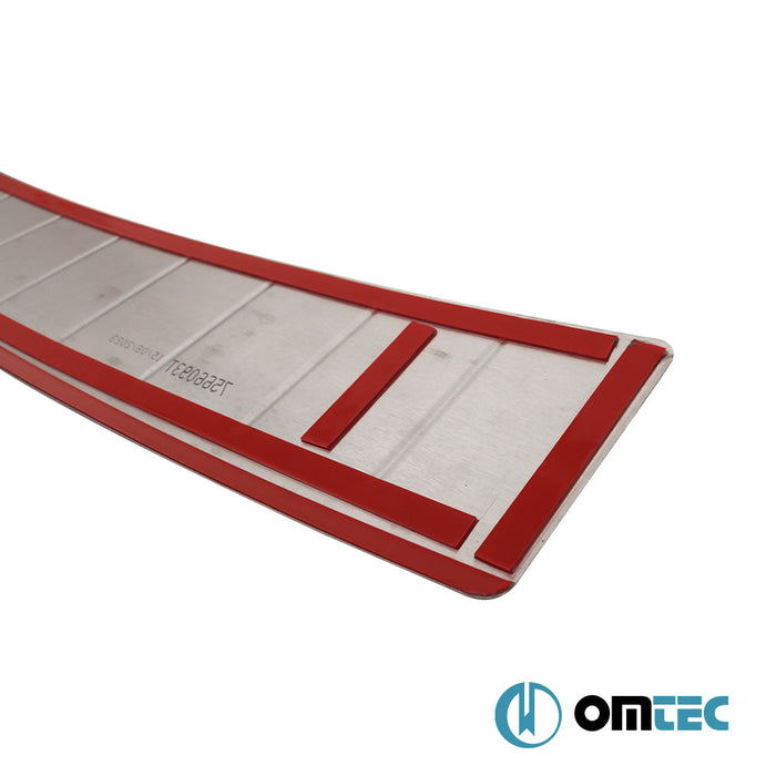 Arka Tampon Eşiği Paslanmaz Çelik (Taşlı) - Volkswagen Caddy Maxi - MVN SB - (2020 - )