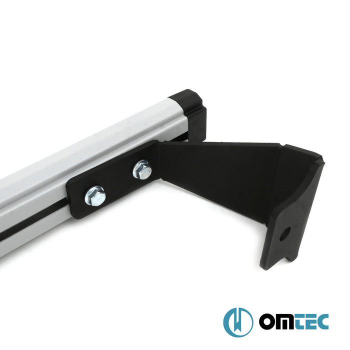 Heavy Duty Erbabar Ara Atkı 2 Prç. (Gri) Alu. - Ford Tourneo Connect - MVN SB - (2021 - )