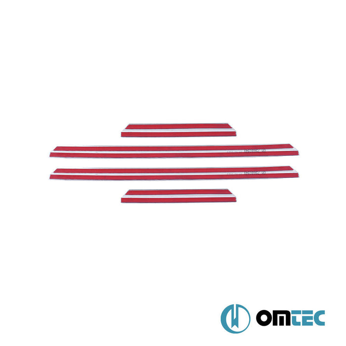 Norm Kapı Eşiği 4 Prç. Paslanmaz Çelik (Parlak) - Volkswagen Golf - HB 5D Mk8 - (2019 - )