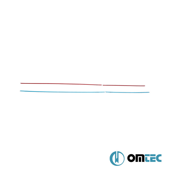 Yan Kapı Çıtası 4 Prç. Paslanmaz Çelik (Parlak) - Volkswagen Golf - HB 5D Mk8 - (2019 - )