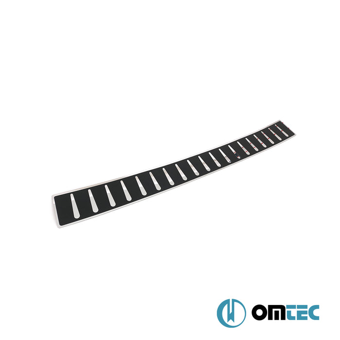 Karbon Folyolu Arka Tampon Eşiği Paslanmaz Çelik (Desen 2) - Volkswagen Id.Buzz - MVN I - (2022 - )