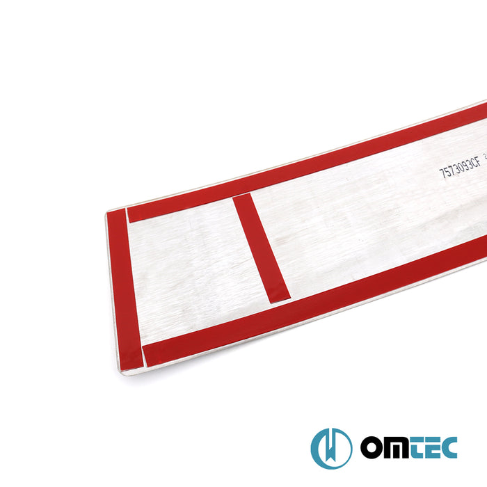 Karbon Folyolu Arka Tampon Eşiği Paslanmaz Çelik (Desen 2) - Volkswagen Id.Buzz - MVN I - (2022 - )