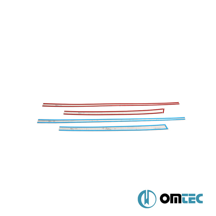 Yan Kapı Çıtası 4 Prç. Paslanmaz Çelik (Parlak) - Volkswagen Tiguan - SD III - (2024 - )