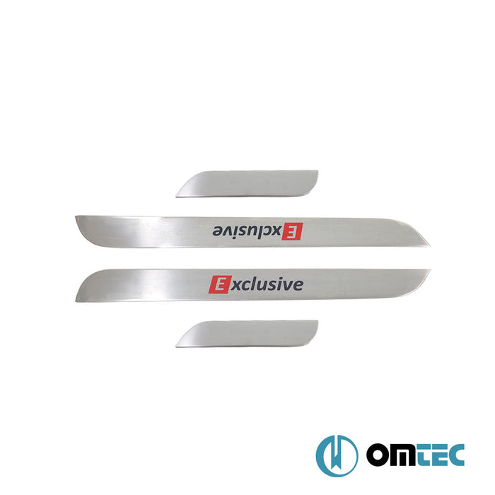 Exclusive Kapı Eşiği 4 Prç. Paslanmaz Çelik (Parlak) - Volvo V90 - SW I - (2017 - )