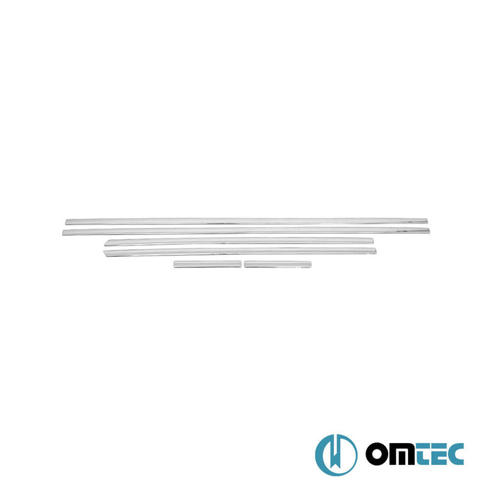 Yan Kapı Çıtası 6 Prç. Paslanmaz Çelik (Parlak) - Volvo V90 - SW I - (2017 - )