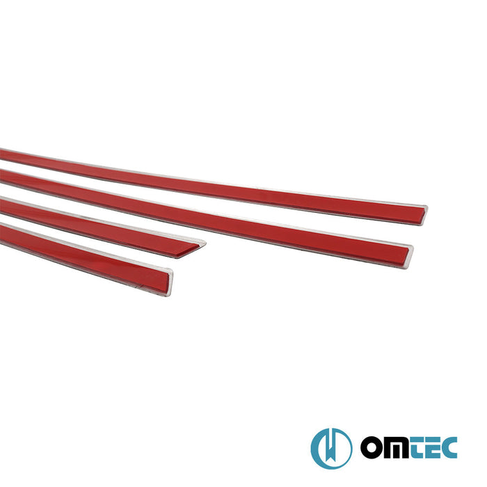 Yan Kapı Çıtası 6 Prç. Paslanmaz Çelik (Parlak) - Volvo V90 - SW I - (2017 - )