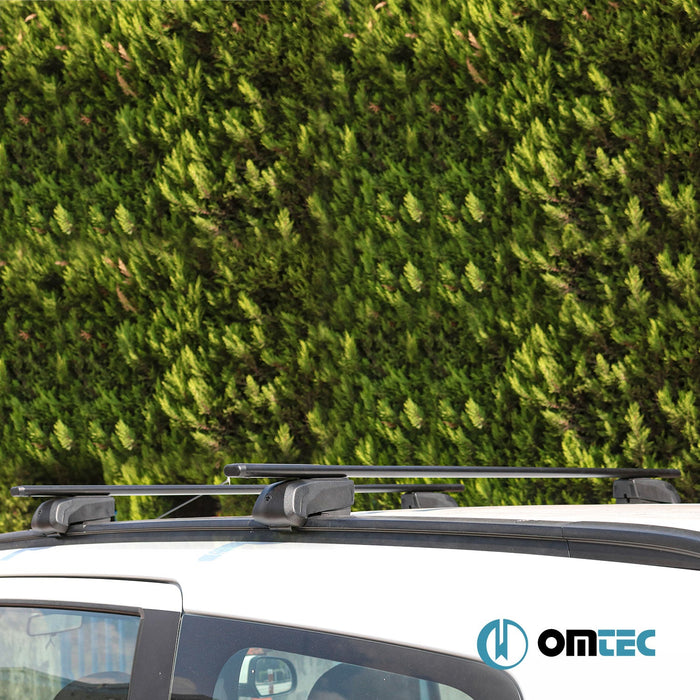 Ara Atkı (Solidbar - Beta V2 LITE) Siyah 2 Prç. Çelik (Sunroofsuz Model) - Hyundai İx35 - SUV LM - (2010 - 2015)