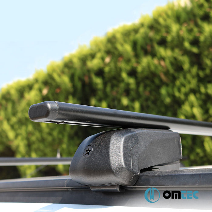 Ara Atkı (Solidbar - Beta V2 LITE) Siyah 2 Prç. Çelik (Sunroofsuz Model) - Mercedes - Benz C - Class - SW S205 - (2014 - 2021)