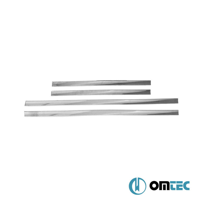 Yan Kapı Çıtası 4 Prç. Paslanmaz Çelik (Parlak - 100cm/65cm) - Volkswagen Passat - SW 3C(B7) - (2010 - 2015)