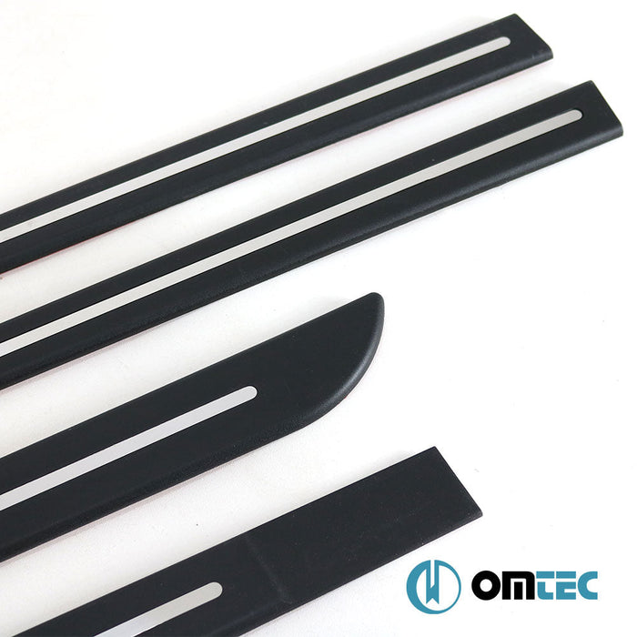 Yan Kapı Çıtası 4 Prç. PP + Paslanmaz Çelik - Citroën C4 - HB 5D B7 - (2010 - 2020)