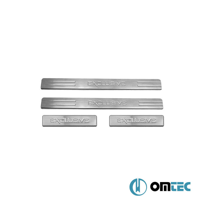 Exclusive Kapı Eşiği 4 Prç. Paslanmaz Çelik (Parlak) - Ford Edge - SUV CDX706 - (2023 - )