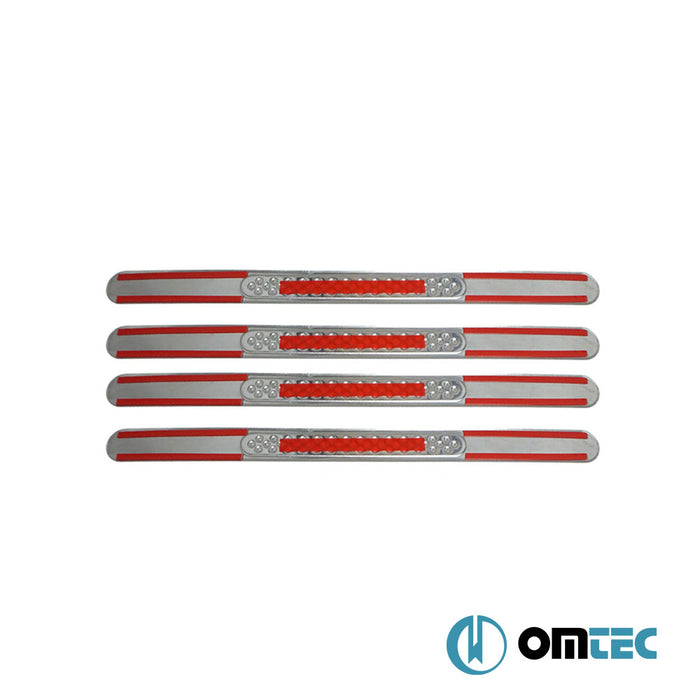 Pointsill Kapı Eşiği 4 Prç. Paslanmaz Çelik (Parlak) - Ford Edge - SUV CDX706 - (2023 - )