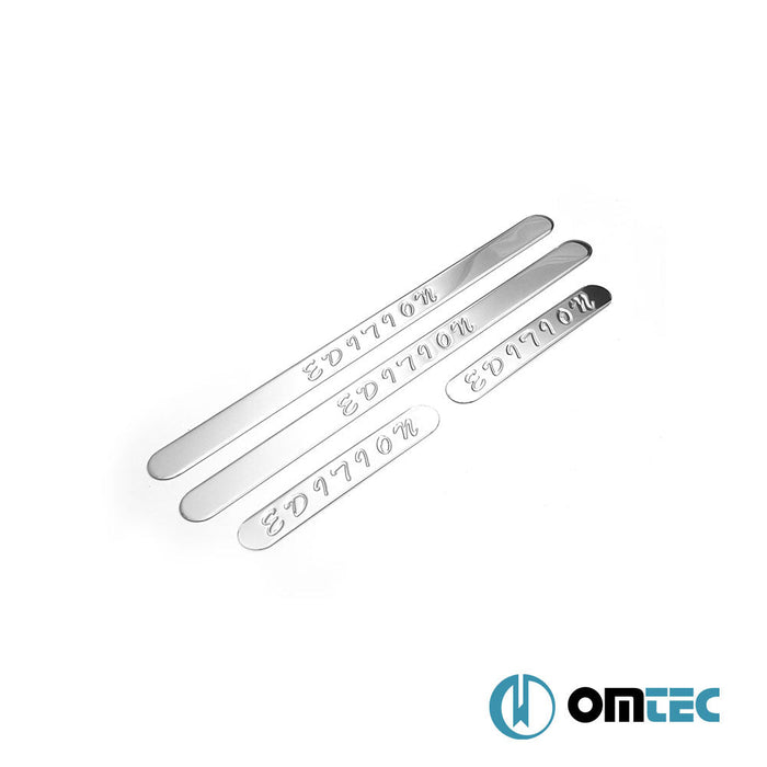 Edition Kapı Eşiği 4 Prç. Paslanmaz Çelik (Parlak) - Citroën C5 Aircross - SUV I - (2018 - )