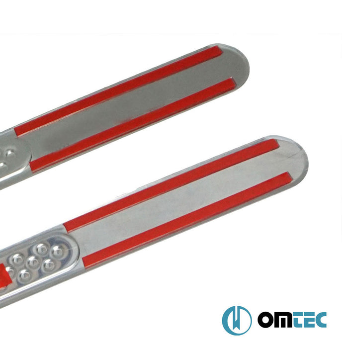 Pointsill Kapı Eşiği 2 Prç. Paslanmaz Çelik (Parlak) - Peugeot 407 - SD I - (2004 - 2010)