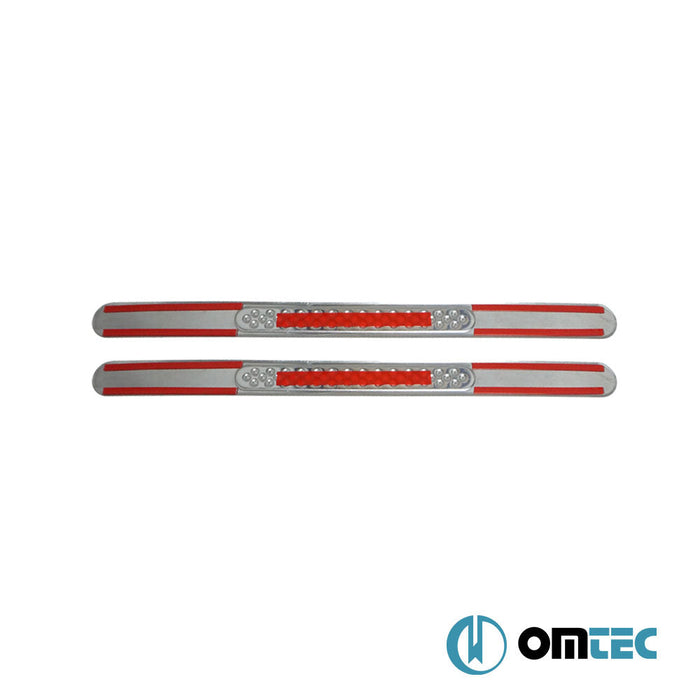 Pointsill Kapı Eşiği 2 Prç. Paslanmaz Çelik (Parlak) - Seat Toledo - SD KG - (2012 - 2018)