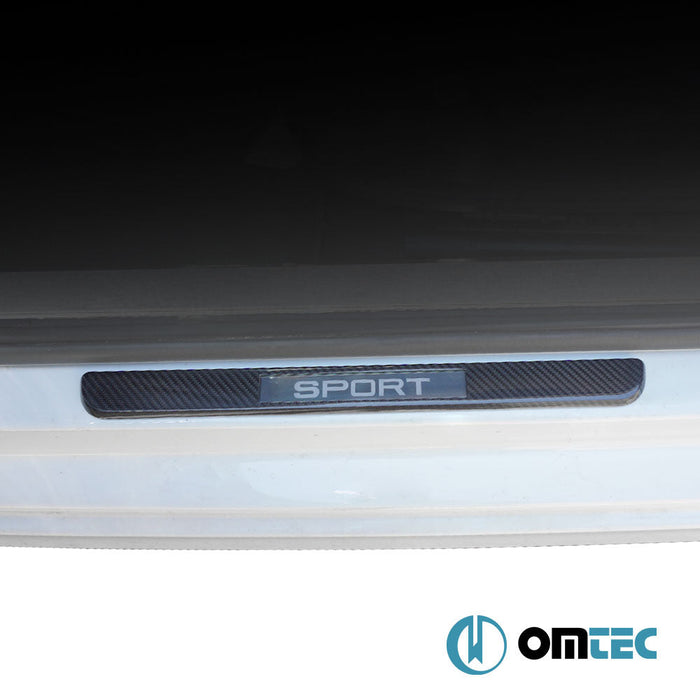 Kapı Eşiği (Işıklı - Sport - 45 cm) 2 Prç. Karbon - Universal