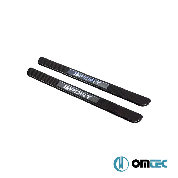 Kapı Eşiği (Işıklı - Sport - 45 cm) 2 Prç. Karbon - Universal