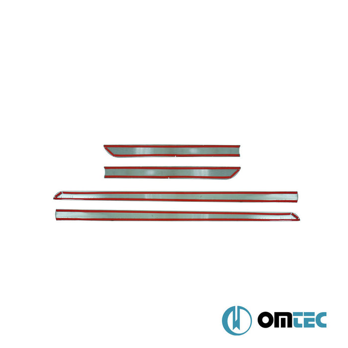 Yan Kapı Çıtası 4 Prç. Paslanmaz Çelik (Parlak) - Opel Antara - SUV L07 - (2007 - 2015)