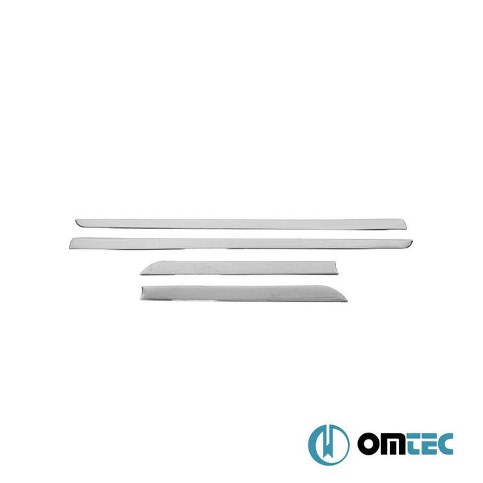 Yan Kapı Çıtası 4 Prç. Paslanmaz Çelik (Parlak) - Citroën C4 - HB 5D B7 - (2010 - 2020)