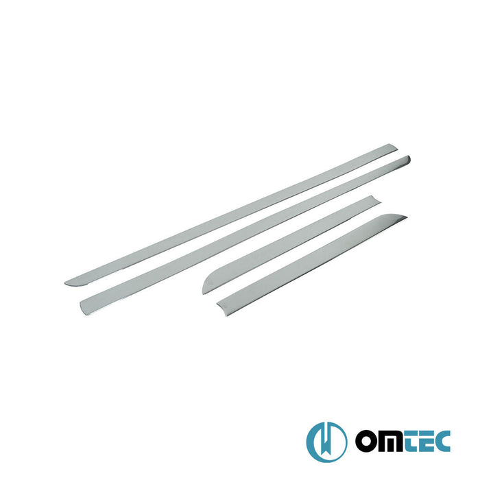 Yan Kapı Çıtası 4 Prç. Paslanmaz Çelik (Parlak) - Citroën C4 - HB 5D B7 - (2010 - 2020)