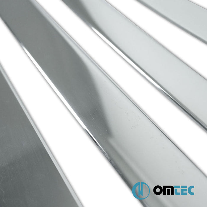 Yan Kapı Çıtası 4 Prç. Paslanmaz Çelik (Parlak) - Toyota Auris - HB 5D E150 - (2007 - 2012)